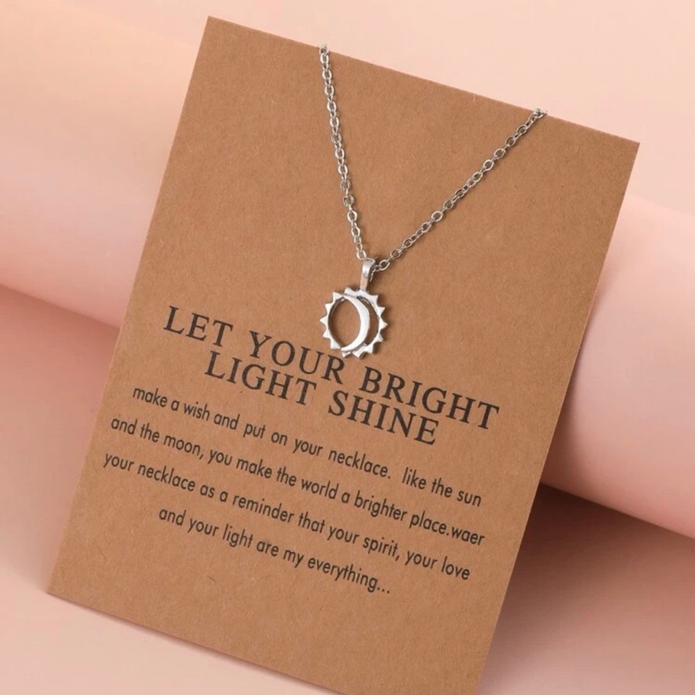 NWT Moon and Sun Necklace